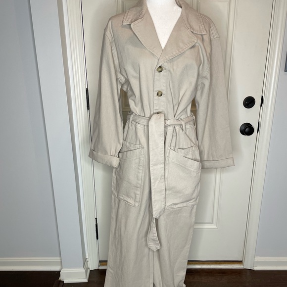Current Air Pants - Current Air Button Up Jumpsuit-NEW